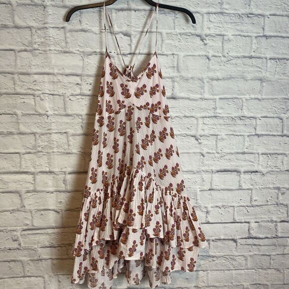 J.Crew NWT Soft Gauze Cottagecore Boho All Over Floral Print Tiered Beach Dress - Picture 10 of 11